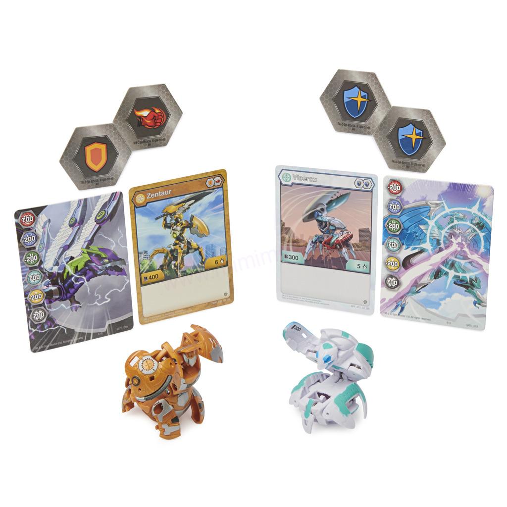 Spin Master Bakugan Plechový box s exkluzivním Bakuganem s3 Modrý