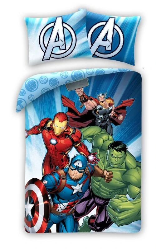 HALANTEX Povlečení Avengers Bavlna, 140/200, 70/90 cm