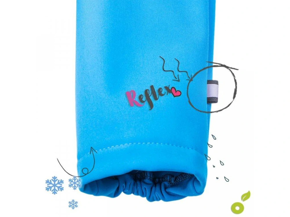 Unuo Dětské softshellové kalhoty bez zateplení Černá 122/128