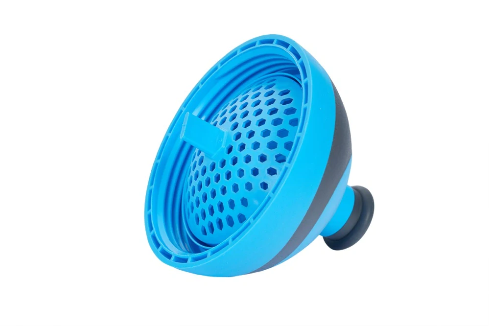 R&B Mědílek Zdravá láhev Shaker Sítko Modré