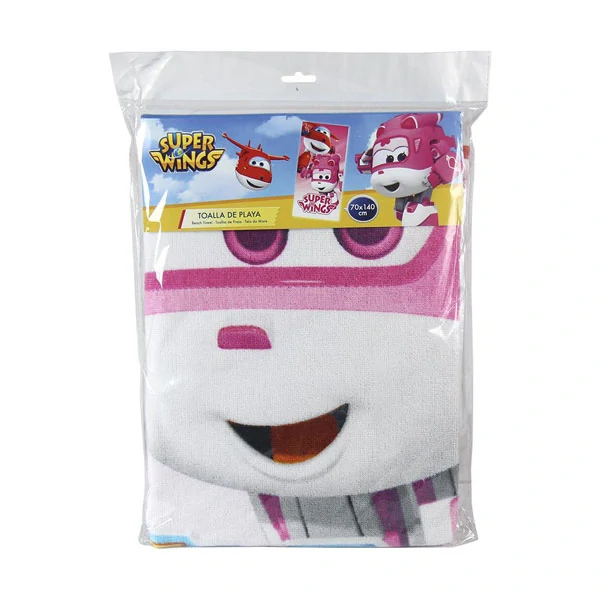 Osuška Super Wings pink 70/140
