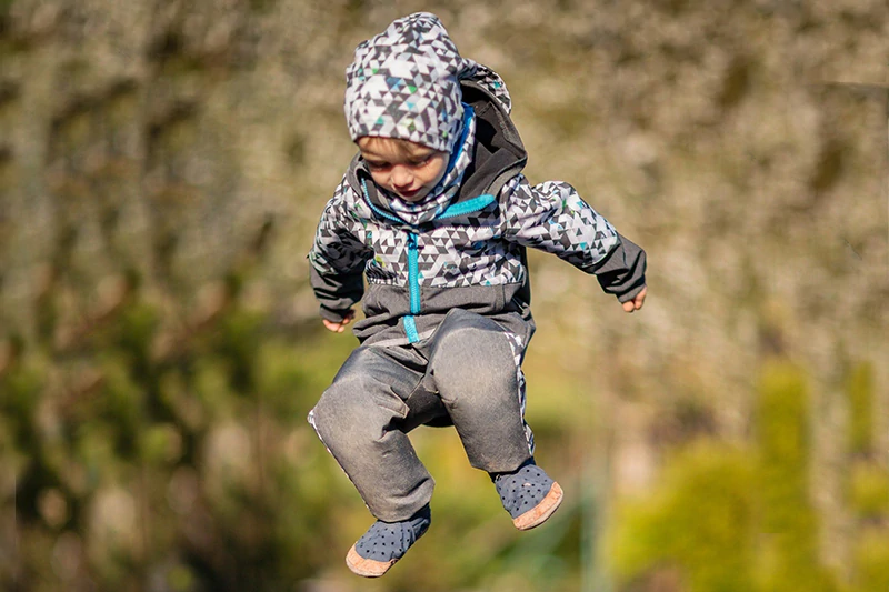 Unuo Dětská čepice fleecová Homeless Metricon Kluk M (49-52 cm)