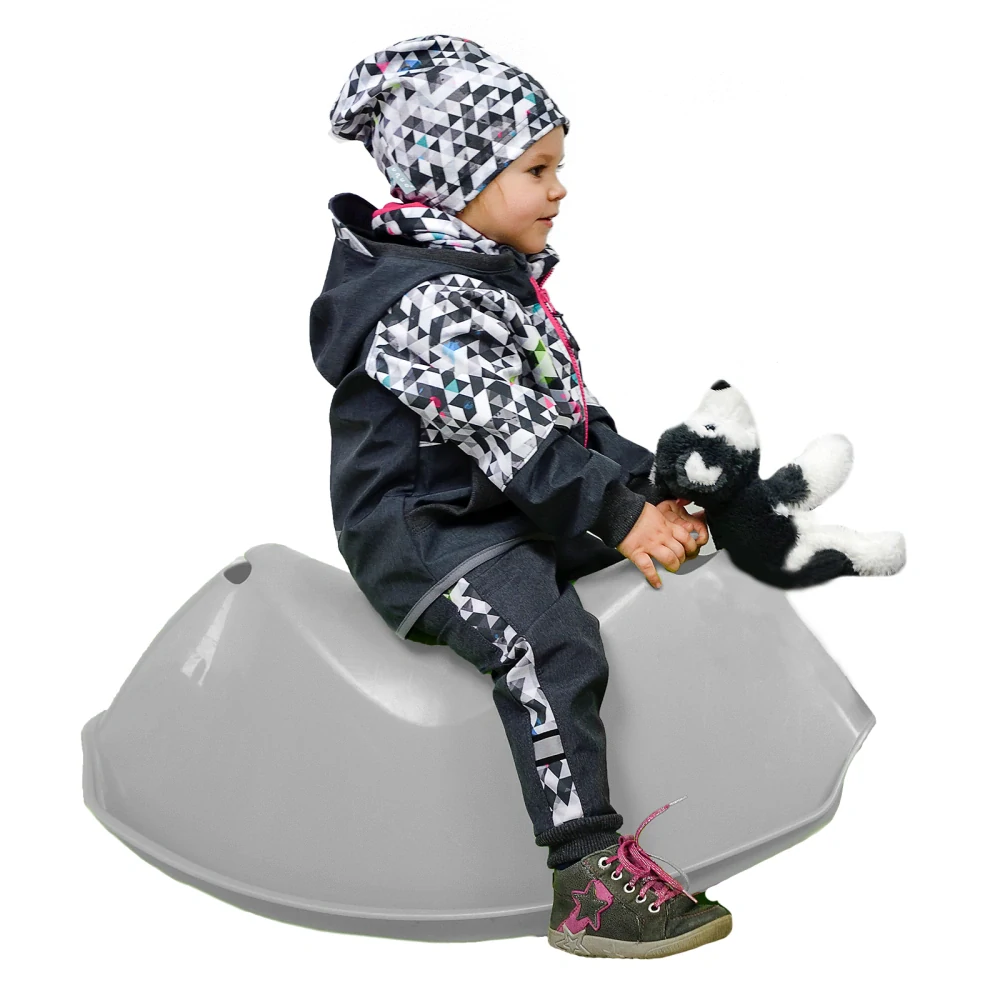 Unuo Batolecí softshellové kalhoty s fleecem Street Žíhaná antracitová Metricon Holka 80/86