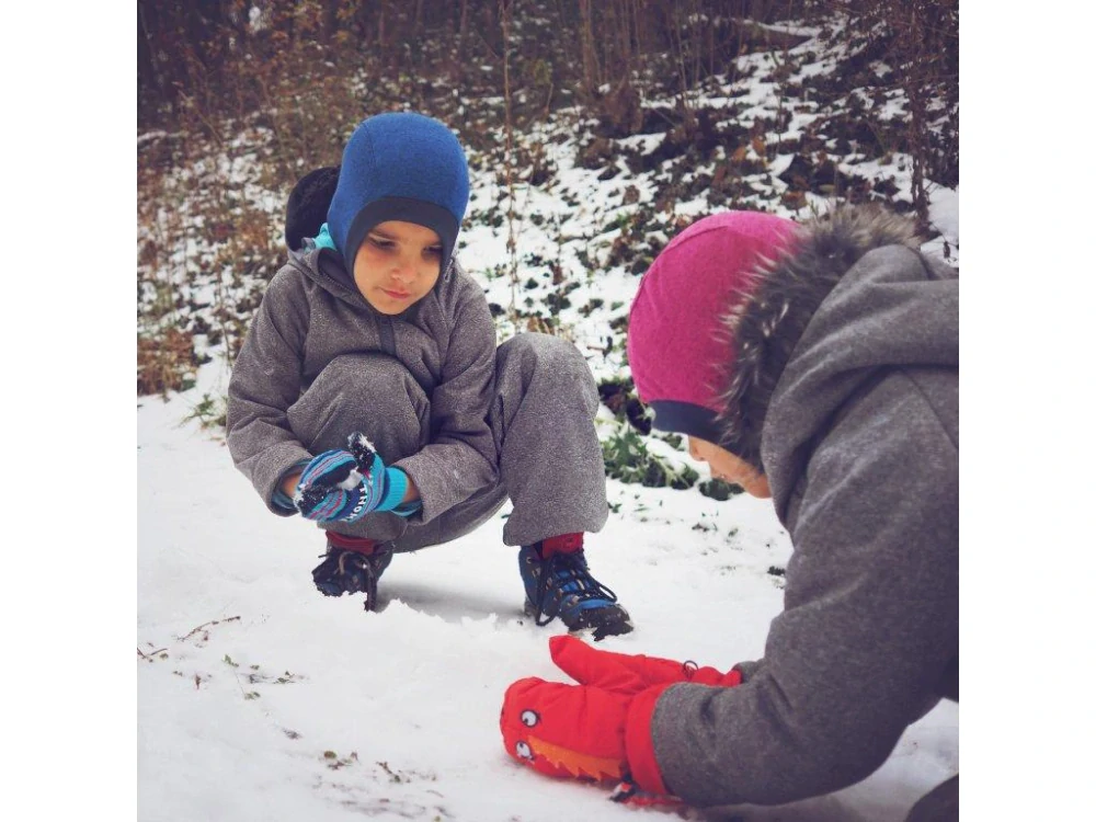 Unuo Dětská funkční kukla Šedá XS (42-44 cm)