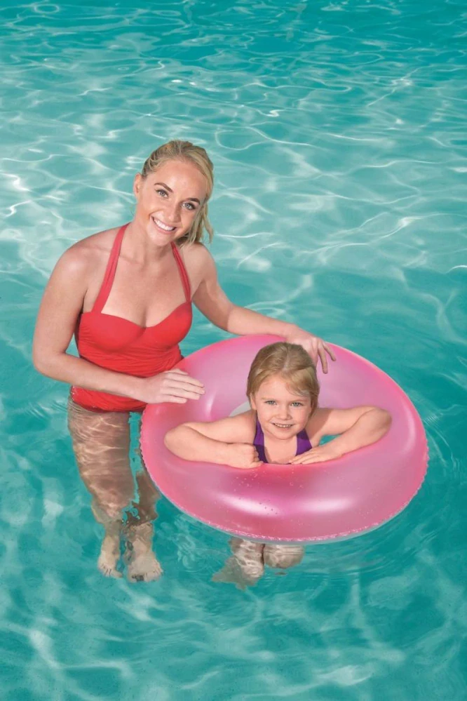 Bestway Dětský nafukovací kruh 76 cm Růžový