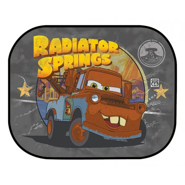 Seven Sluneční clona do auta 2 ks Blesk a Burák Cars