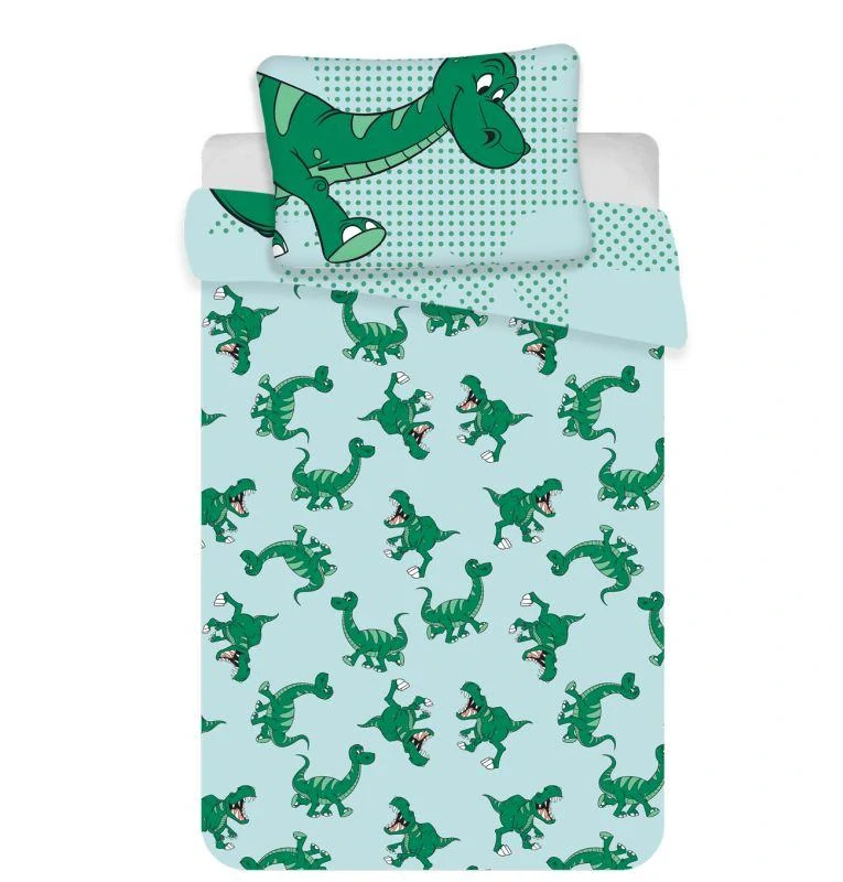 Jerry Fabrics Povlečení do postýlky Mickey dino baby