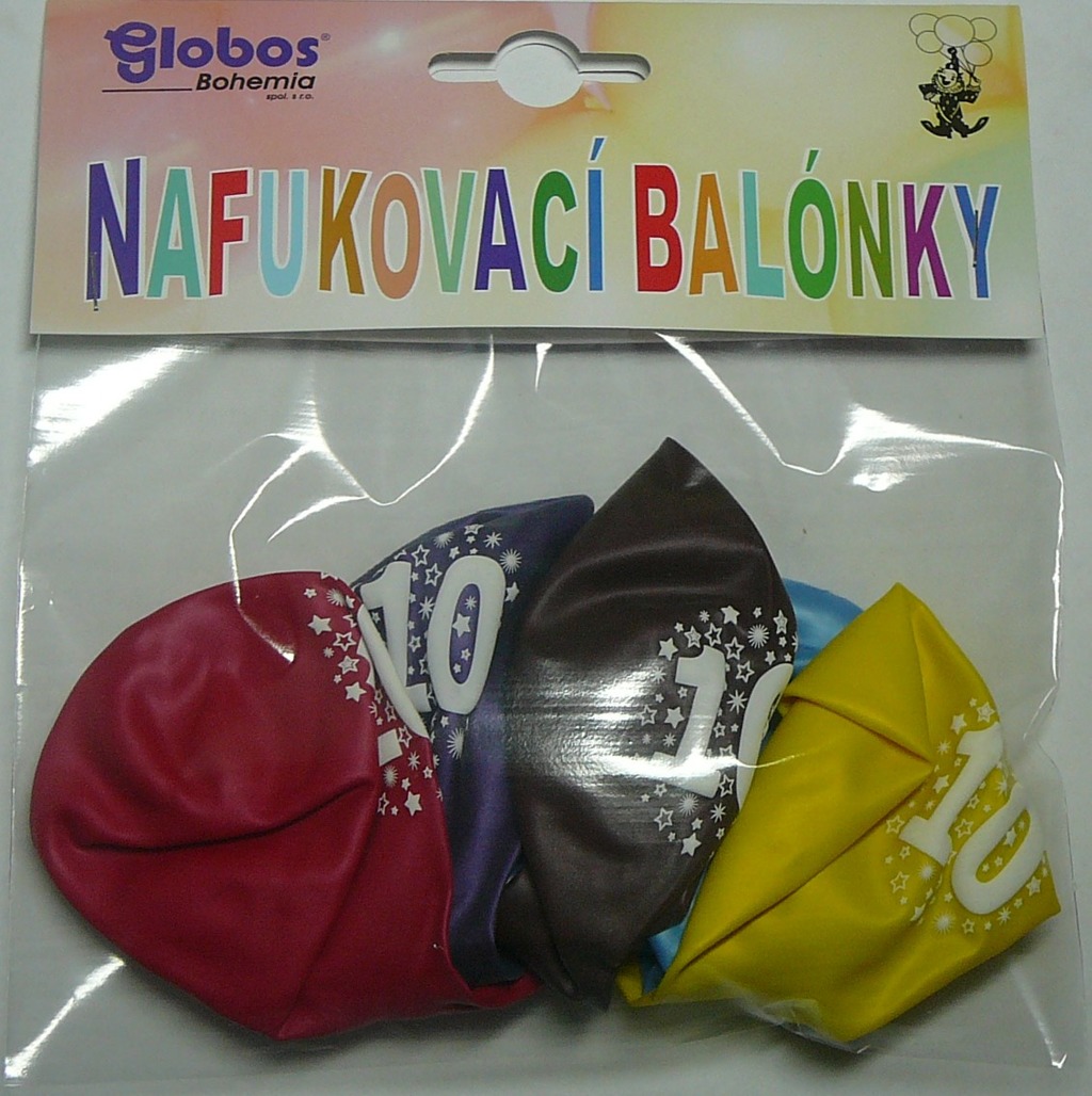 Globos Balónky 5 ks  Číslo 10