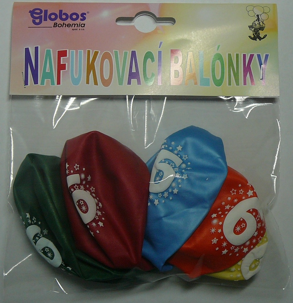 Globos Balónky 5 ks  Číslo 6
