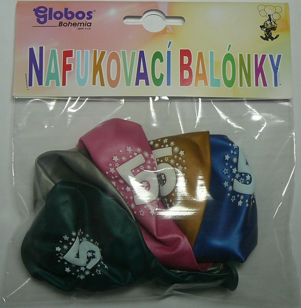 Globos Balónky 5 ks Číslo 5