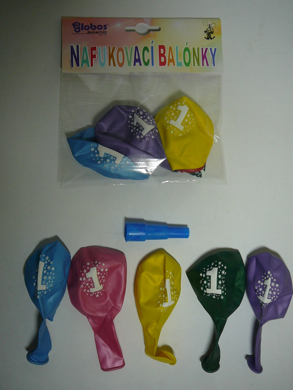 Globos Balónky 5 ks  Číslo 1