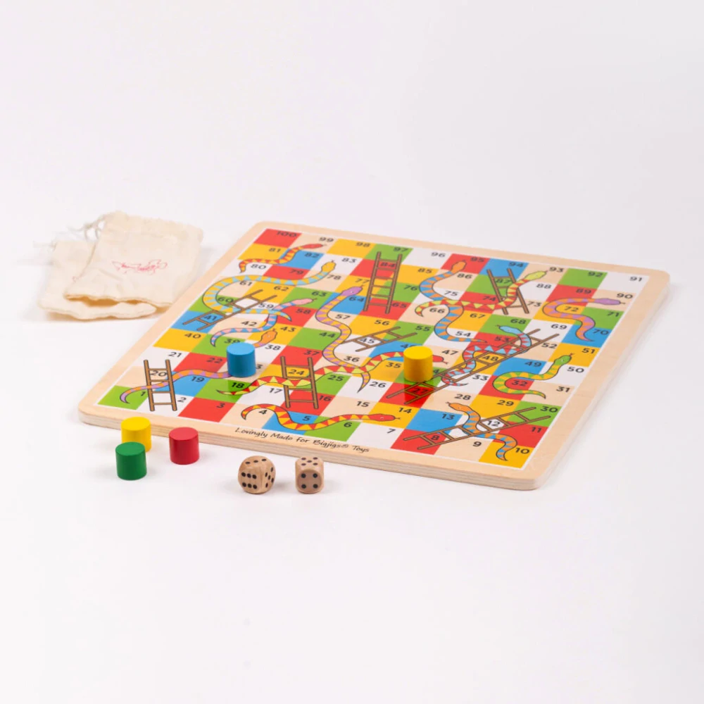 Bigjigs Toys Hadi a žebříky 2