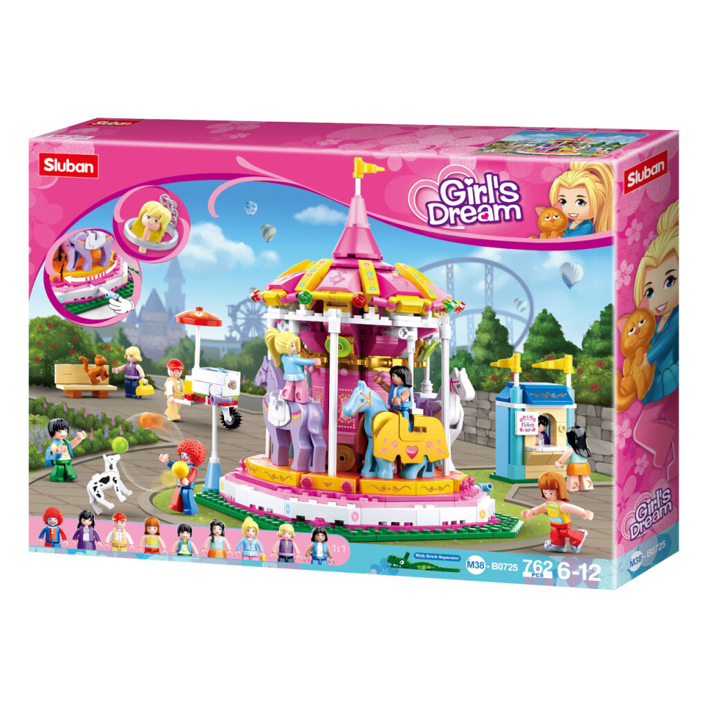 Sluban Girls Dream M38-B0725 Koníčkový kolotoč