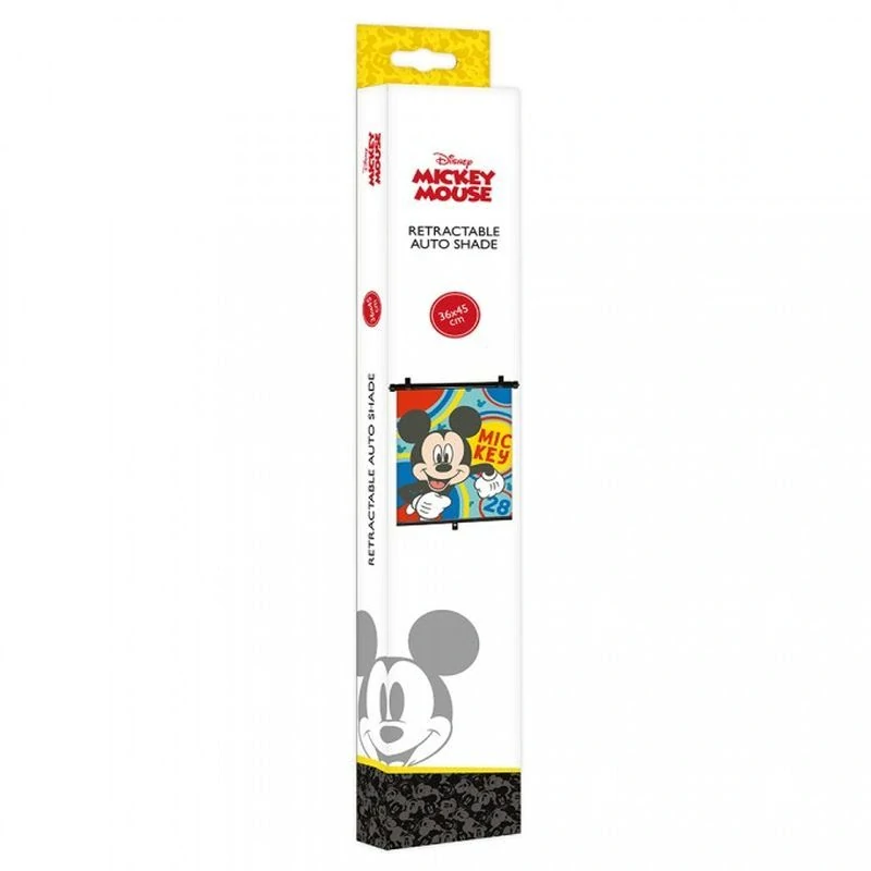 SEVEN Sluneční clona Roletka Mickey Happy  Plast, Polyester, 1 ks