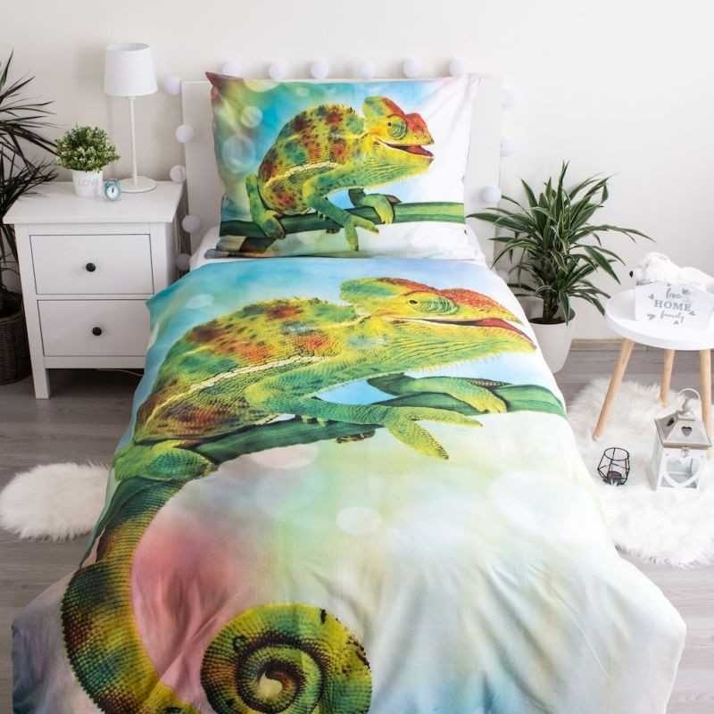Jerry Fabrics Povlečení Chameleon Svítící Bavlna, 140/200, 70/90 cm