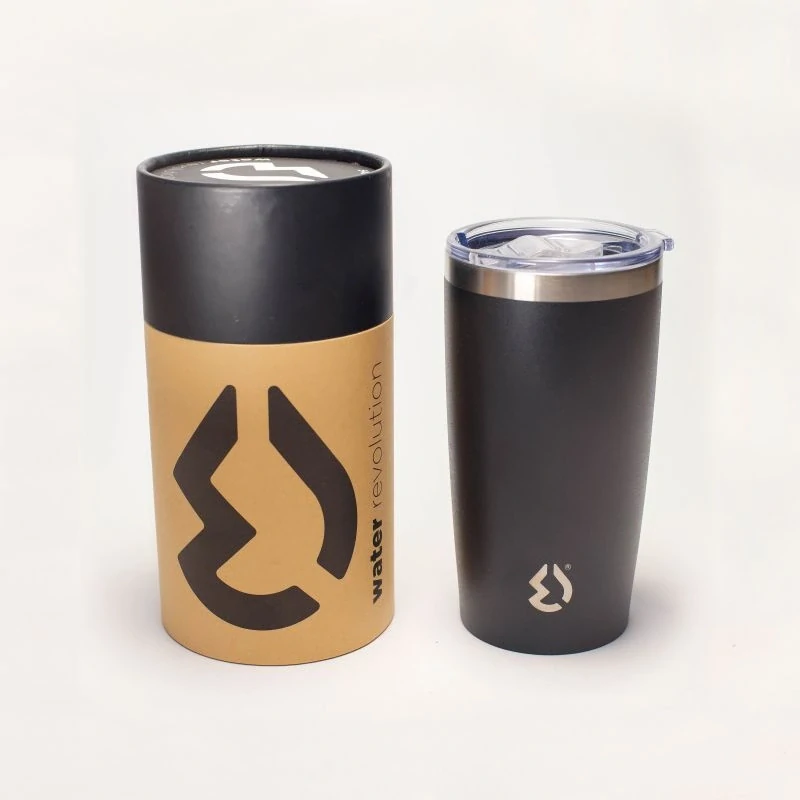 Water Revolution Nerezový Termo hrnek černá  Potravinářská nerezová ocel 18/8, 540 ml