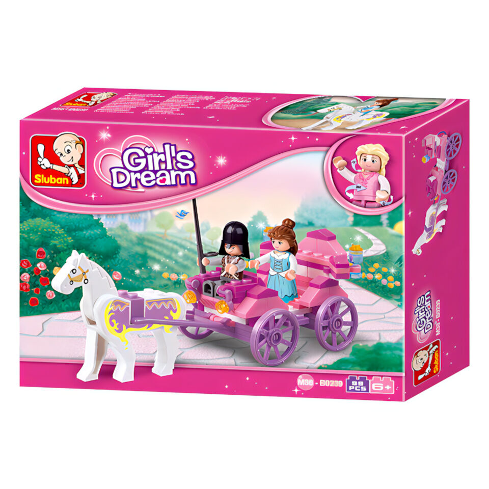 Sluban Girls Dream Princess M38-B0239 Princeznin kočár