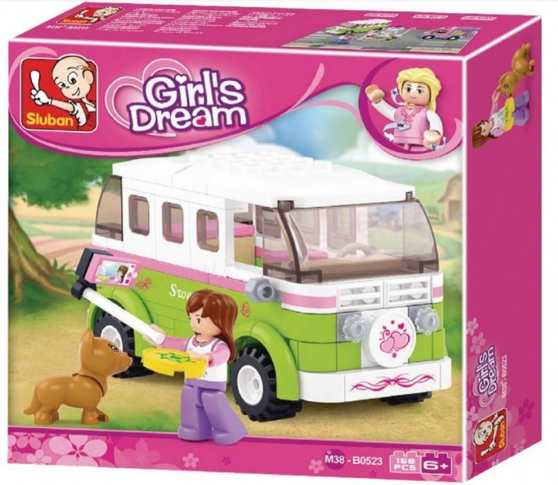 Sluban Girls Dream Town M38-B0523 Obytné auto