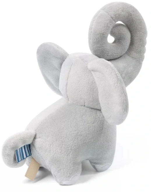 BabyOno Závěsná plyšová hračka s chrastítkem a kousátkem Slůně