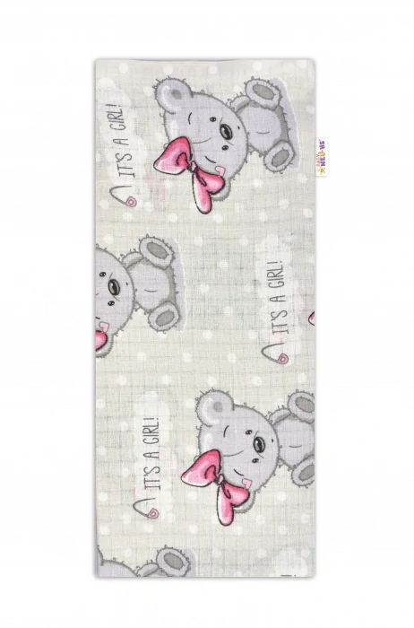 Baby Nellys Kvalitní bavlněná plenka Tetra premium It´s Girl  70/80 cm