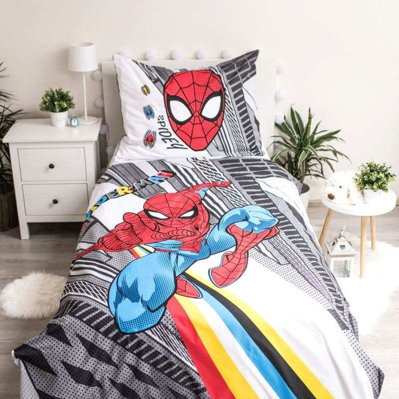Jerry Fabrics Povlečení Spiderman 05 Bavlna, 140/200, 70/90 cm