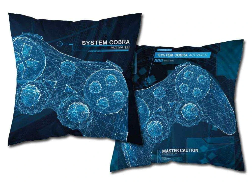 Detexpol Povlak na polštářek Game Cobra Svítící Bavlna, 40/40 cm