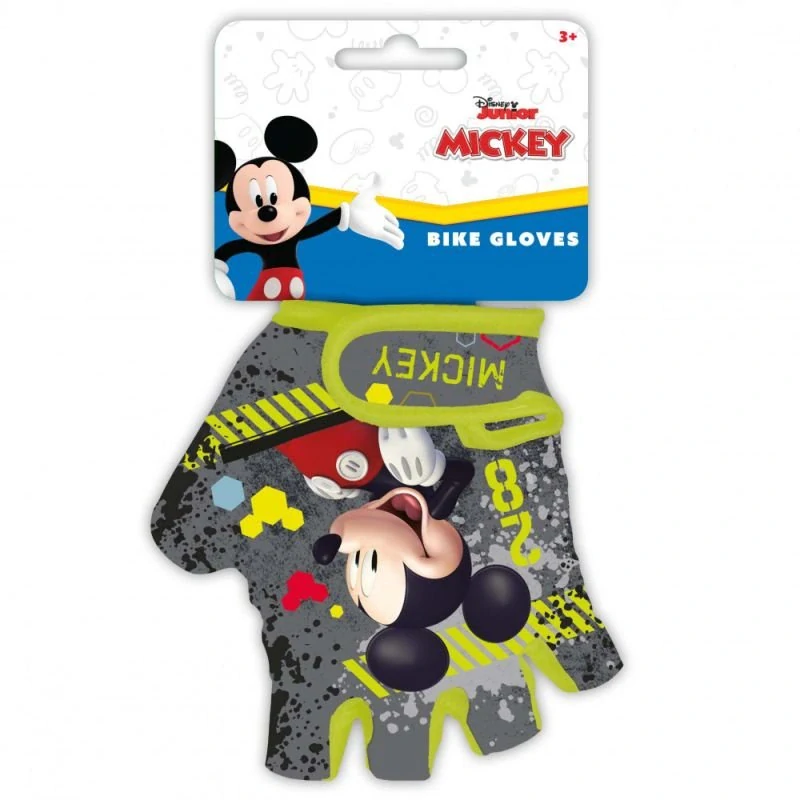SEVEN Cyklo rukavice Mickey grey 70% polyester, 30% elastan, UNI 5 odpovídá 3 - 9 let