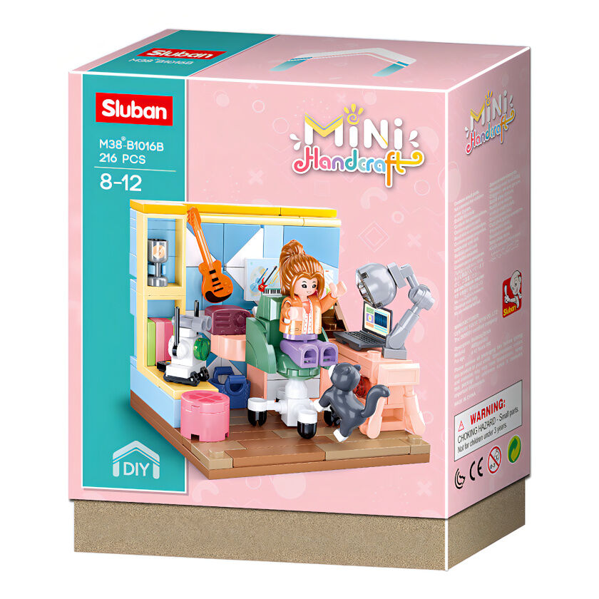 Sluban Girls Dream Mini Handcraft M38-B1016B Studovna