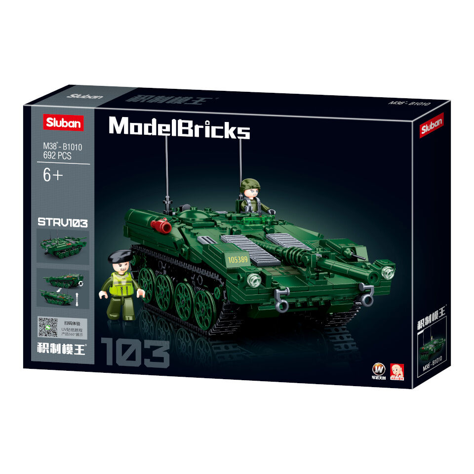 Sluban Model Bricks M38-B1010 bojový tank STRV103