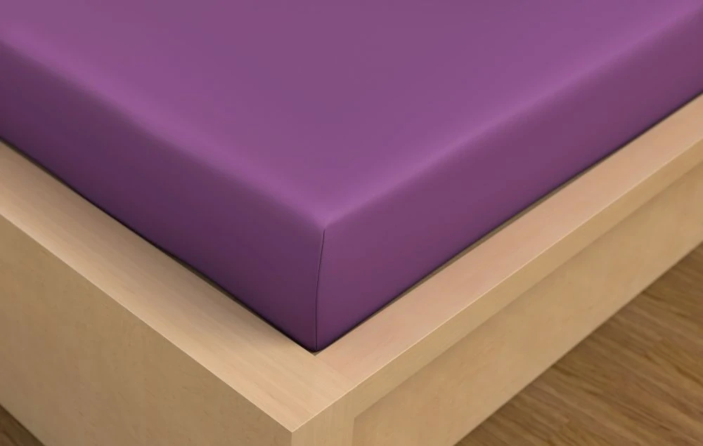 Kvalitex Prostěradlo plachta bavlněné 150x230cm fialové