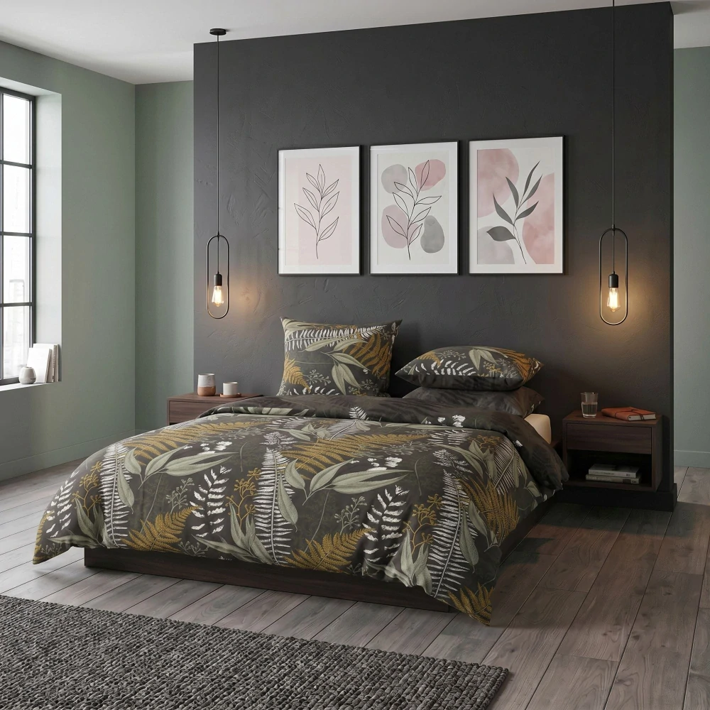 Kvalitex Saténové povlečení LUXURY COLLECTION KAPRADÍ, 1x 140/200, 1x 70/90cm