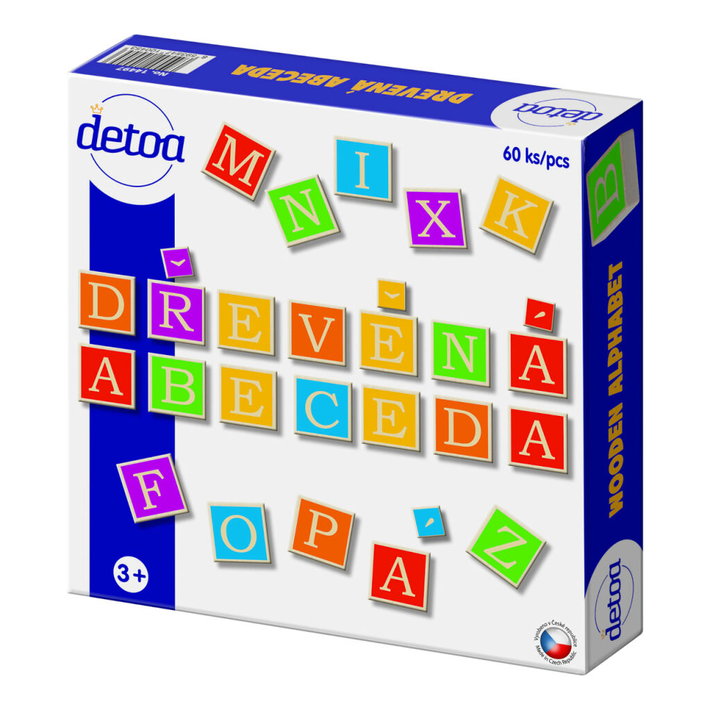 Detoa Dřevěná abeceda