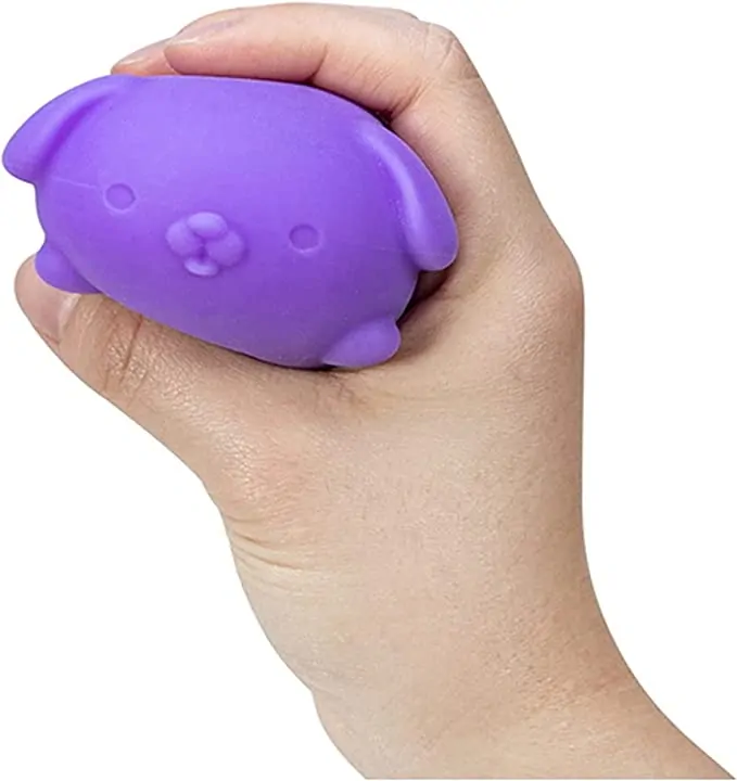 Schylling Funky Pup NeeDoh Růžová