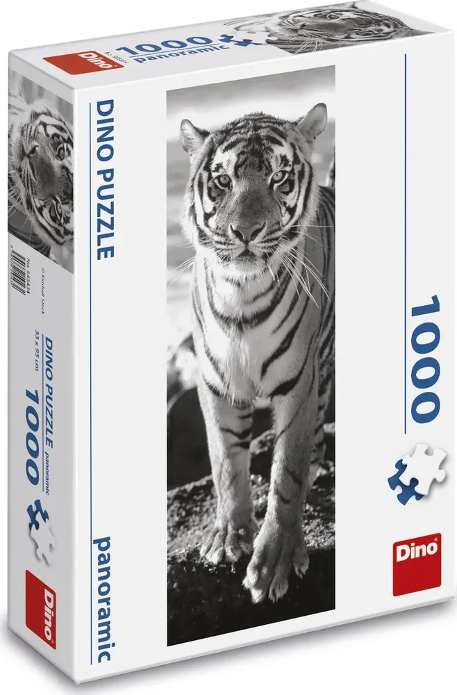 DINO Vertikální puzzle Tygr 1000 dílků