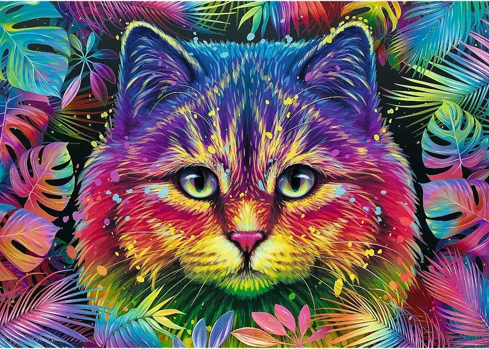TREFL Puzzle UFT Color Splash: Hypnotizující pohled 500 dílků