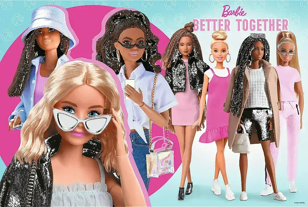 TREFL Puzzle Barbie a její svět 160 dílků