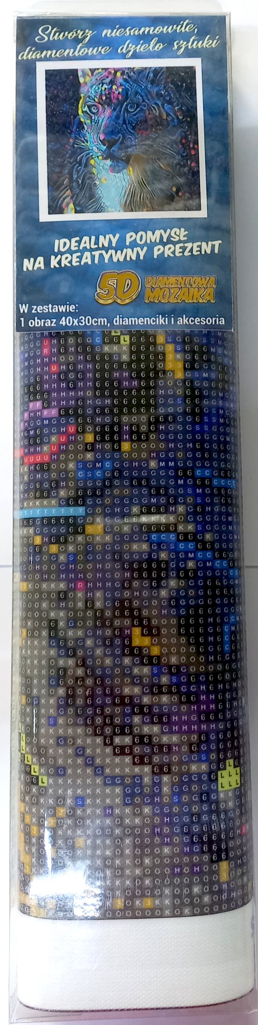 Norimpex Diamantové malování Lvice 30x40cm