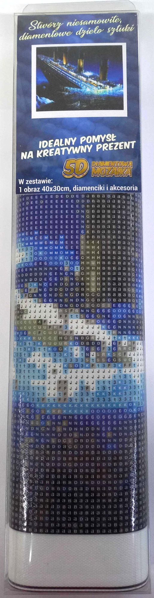 Norimpex Diamantové malování Titanic 30x40cm