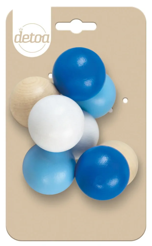 Detoa Kuličky na šňůře modré