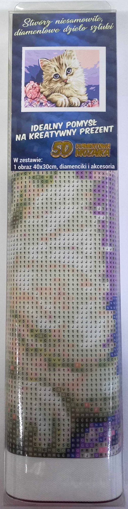 Norimpex Diamantové malování Kočičí pohled 30x40cm