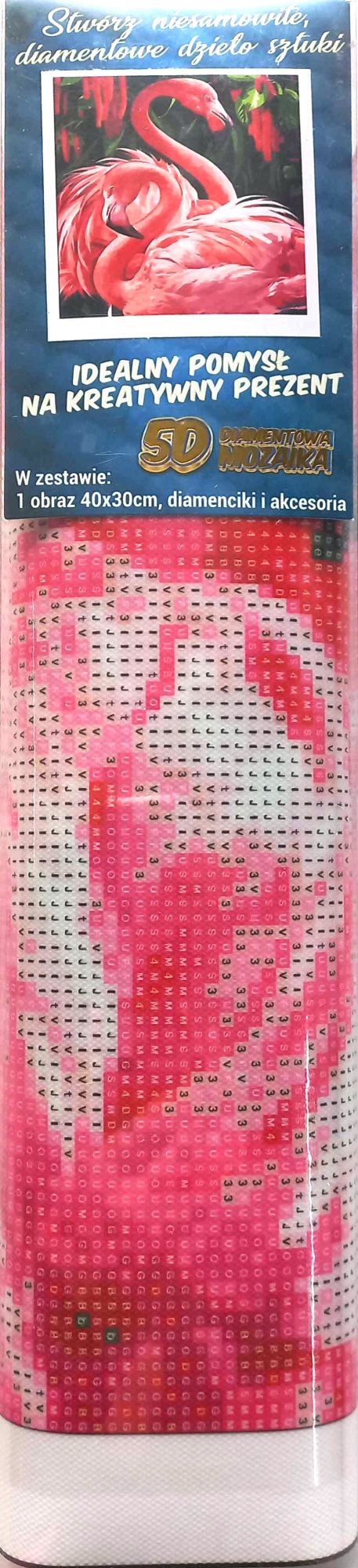 Norimpex Diamantové malování Plameňáci 30x40cm