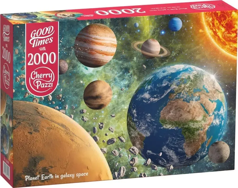 CHERRY PAZZI Puzzle Planeta Země v Galaxii 2000 dílků