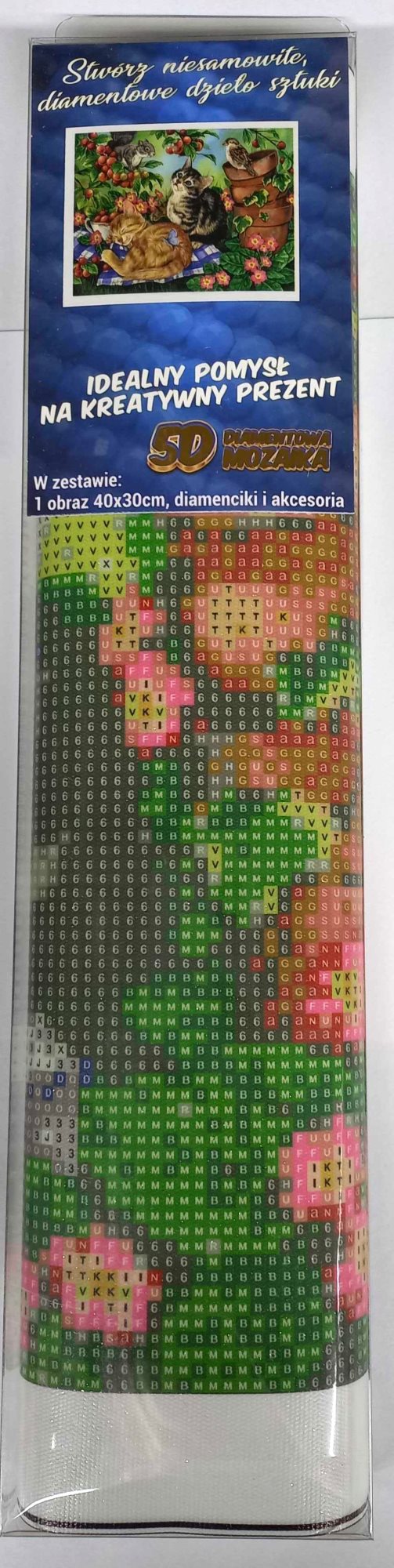 Norimpex Diamantové malování Zvířecí piknik 30x40cm