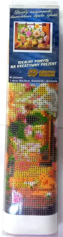 Norimpex Diamantové malování Letní kytice 30x40cm