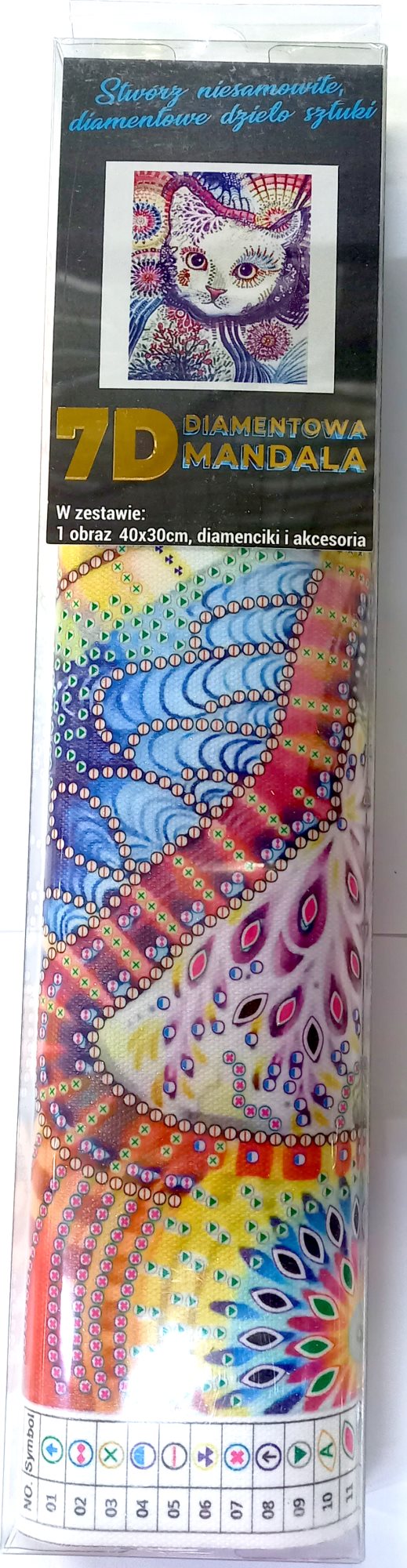 Norimpex Diamantové malování 7D Kočičí pohled 30x40cm