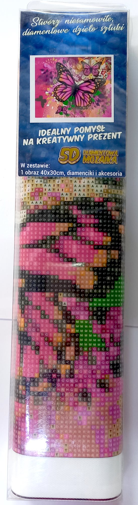 Norimpex Diamantové malování Třepotání křídel 30x40cm