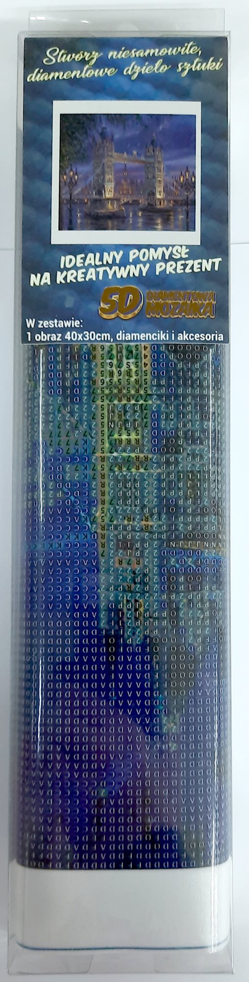 Norimpex Diamantové malování Noční Tower Bridge 30x40cm