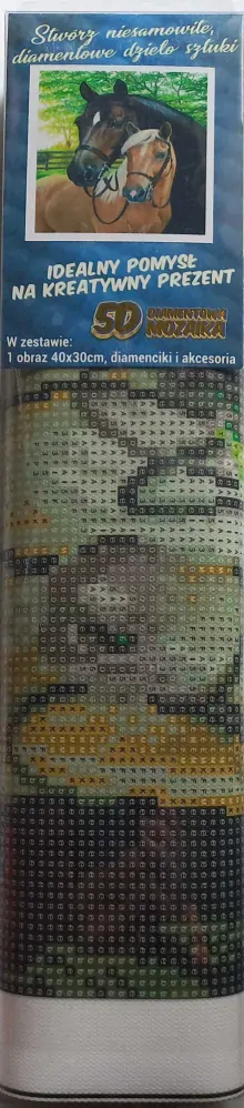 Norimpex Diamantové malování Koně 30x40cm