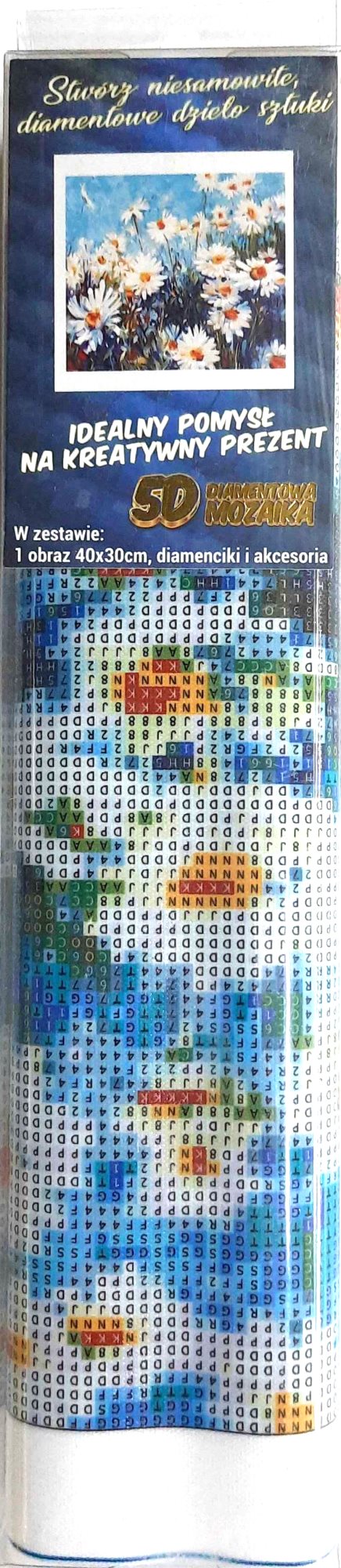 Norimpex Diamantové malování Kopretiny 30x40cm