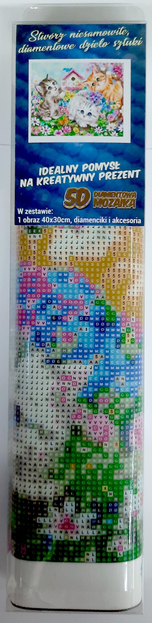 Norimpex Diamantové malování Kočičí parta 30x40cm